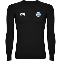 Wielim Szczecinek - Koszulka termoaktywna z długim rękawem czarna