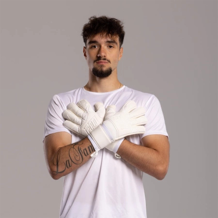 Rękawice bramkarskie Varis X ALL WHITE