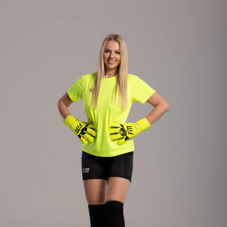 Rękawice bramkarskie Invictus X YELLOW FLUO