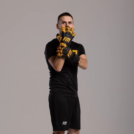 Rękawice bramkarskie Invictus X Training BLACK-ORANGE