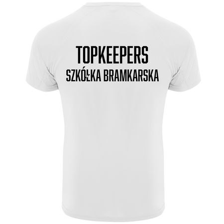 TopKeepers - Koszulka Poliestrowa Dry Control Biała