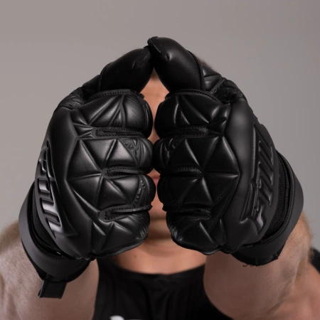 Rękawice bramkarskie Invictus X ALL BLACK