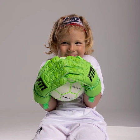 Rękawice bramkarskie Invictus X Junior LIME