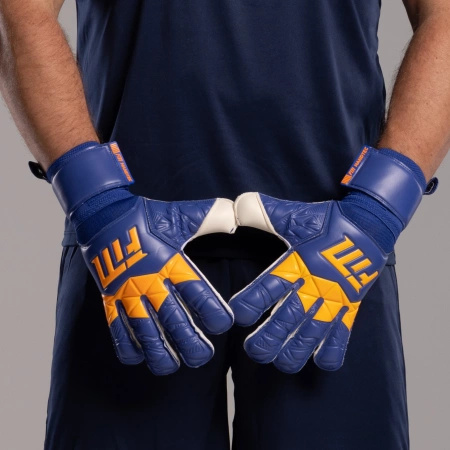 Rękawice bramkarskie Invictus X BLUE ORANGE