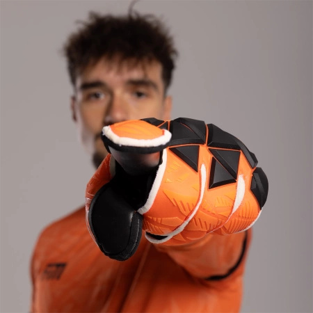 Rękawice bramkarskie Invictus X PRO ORANGE FLUO