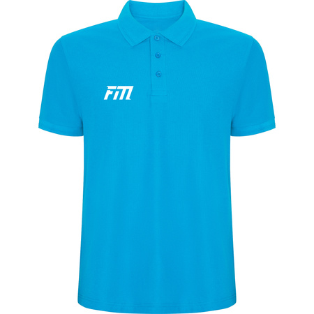 Koszulka polo 200g/m² - turkusowa