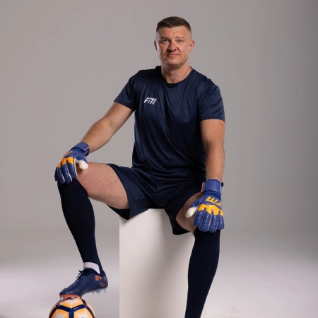 Rękawice bramkarskie Invictus X BLUE ORANGE