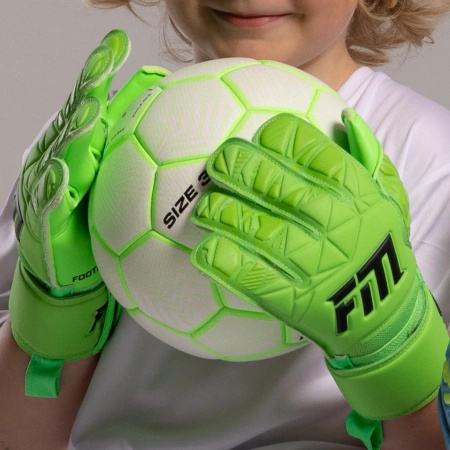 Rękawice bramkarskie Invictus X Junior LIME