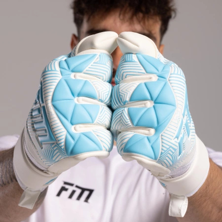 Rękawice bramkarskie Varis X WHITE BLUE