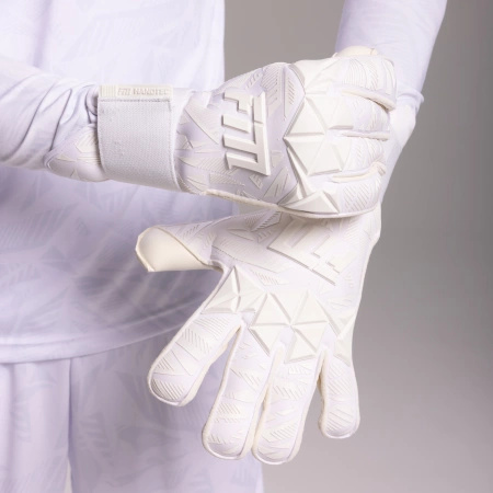 Rękawice bramkarskie Invictus X PRO ALL WHITE