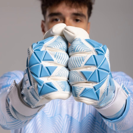 Rękawice bramkarskie Varis X PRO WHITE BLUE 