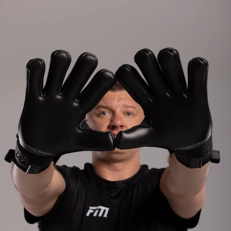 Rękawice bramkarskie Varis X ALL BLACK