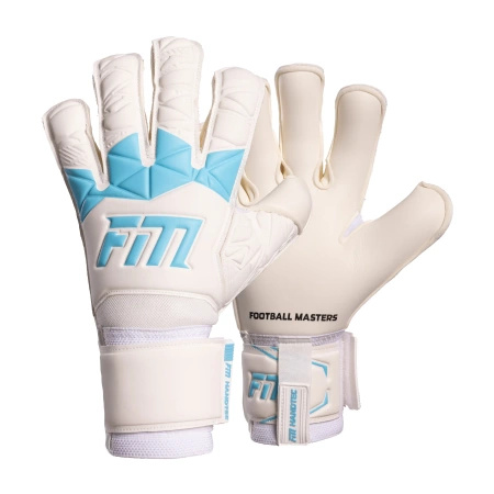 Rękawice bramkarskie Invictus X WHITE BLUE