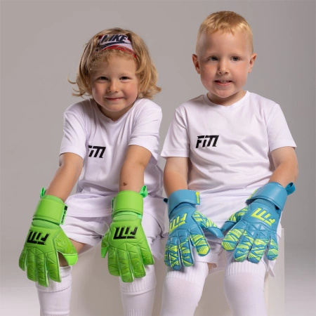 Rękawice bramkarskie Invictus X Junior LIME