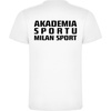 MILAN SPORT - Koszulka bawełniana 165g/m² - biała