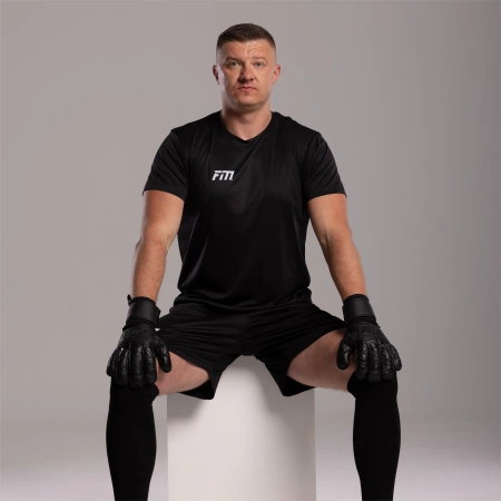 Rękawice bramkarskie Invictus X ALL BLACK