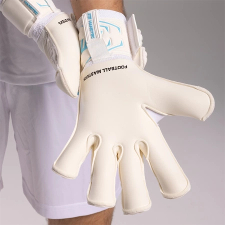 Rękawice bramkarskie Invictus X WHITE BLUE