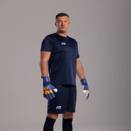 Rękawice bramkarskie Invictus X BLUE ORANGE