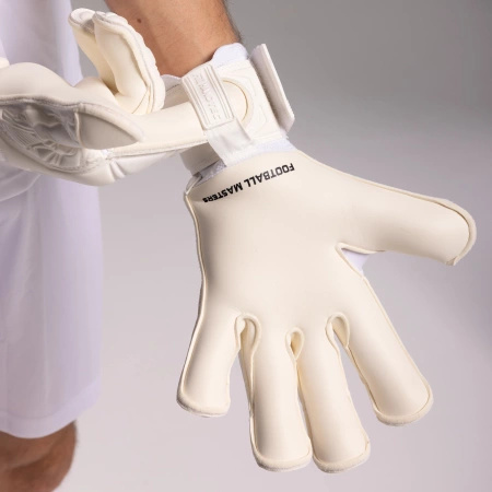 Rękawice bramkarskie Invictus X ALL WHITE