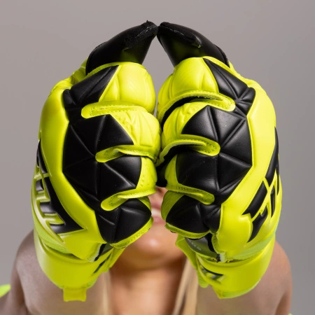 Rękawice bramkarskie Invictus X YELLOW FLUO