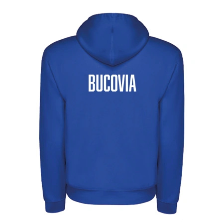 Bucovia - Bluza z kapturem bawełniana - niebieska