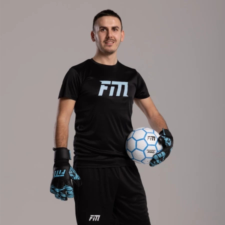 Rękawice bramkarskie Invictus X Training BLACK-BLUE