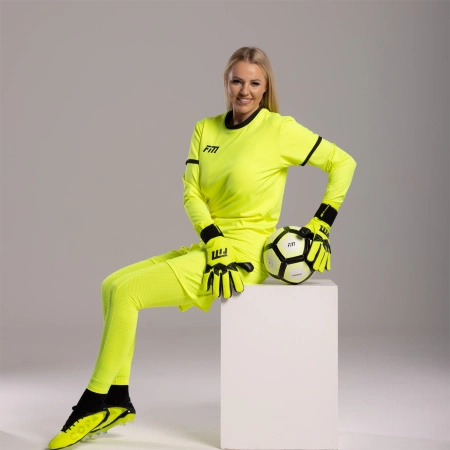 Rękawice bramkarskie Varis X PRO YELLOW FLUO