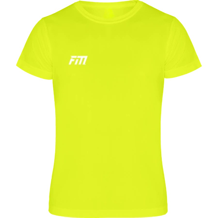 Koszulka Poliestrowa Żółta Fluorescencyjna 