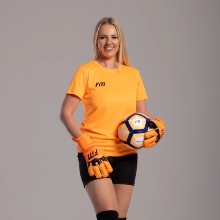 Rękawice bramkarskie Invictus X ORANGE FLUO