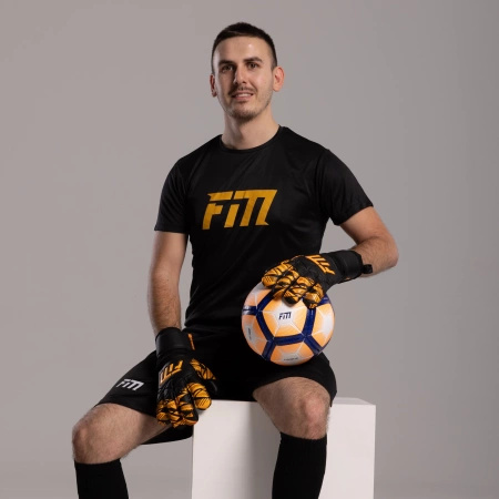 Rękawice bramkarskie Invictus X Training BLACK-ORANGE