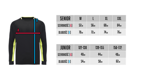 Bluza bramkarska czarna
