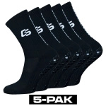 5-pack - Control Socks Black