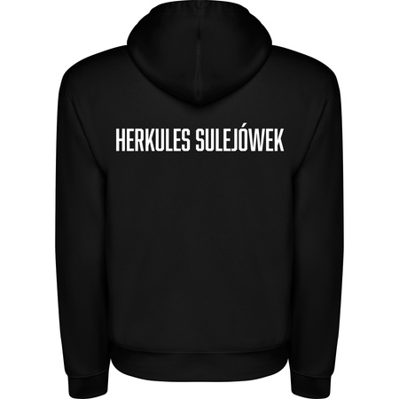 HERKULES SULEJÓWEK - Bluza z kapturem bawełniana - czarna