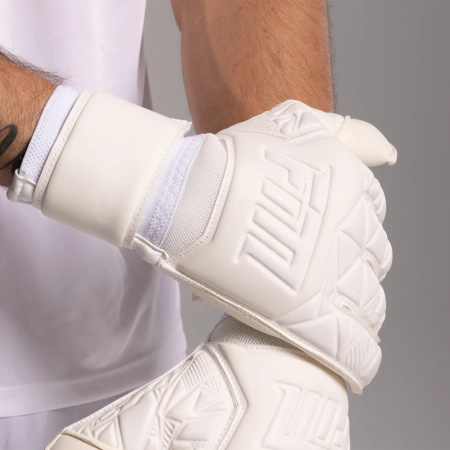 Rękawice bramkarskie Invictus X ALL WHITE
