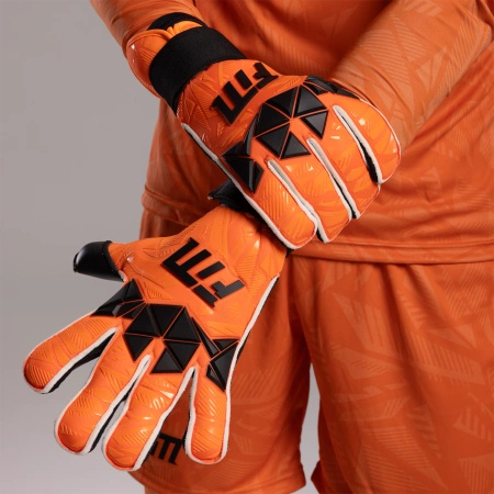 Rękawice bramkarskie Invictus X PRO ORANGE FLUO