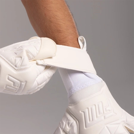 Rękawice bramkarskie Invictus X ALL WHITE