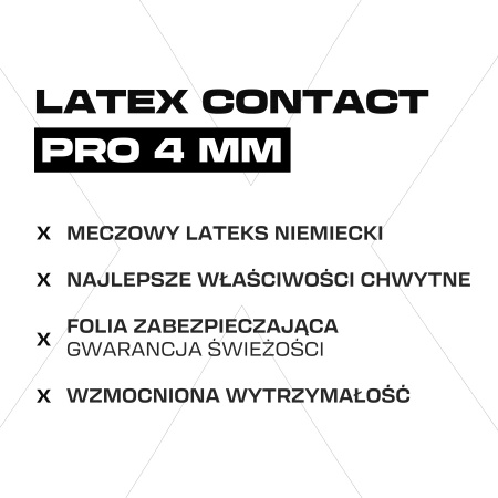 Rękawice bramkarskie Invictus X PRO WHITE BLUE