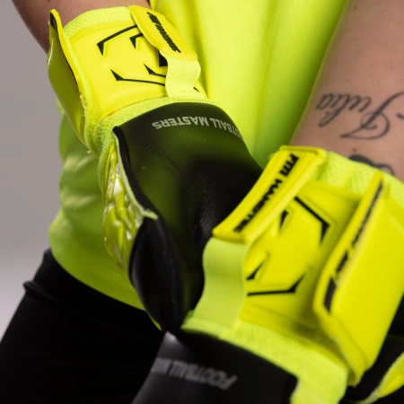 Rękawice bramkarskie Invictus X YELLOW FLUO