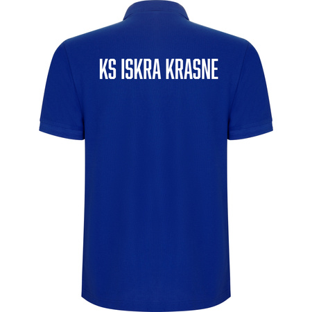 KS Iskra Krasne - Koszulka Polo niebieska 190g