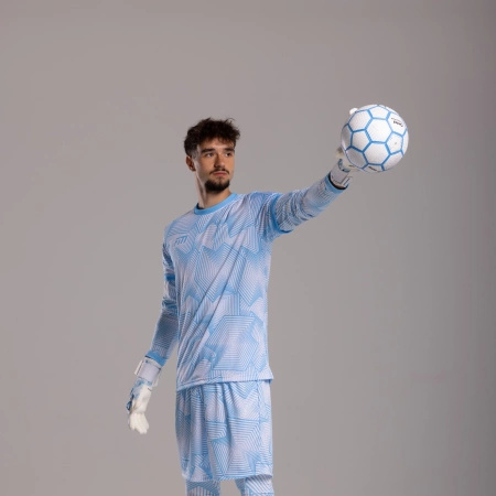 Rękawice bramkarskie Varis X PRO WHITE BLUE 