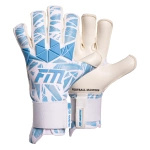 Rękawice bramkarskie Invictus X PRO WHITE BLUE