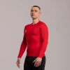 Koszulka termoaktywna z długim rękawem czerwona