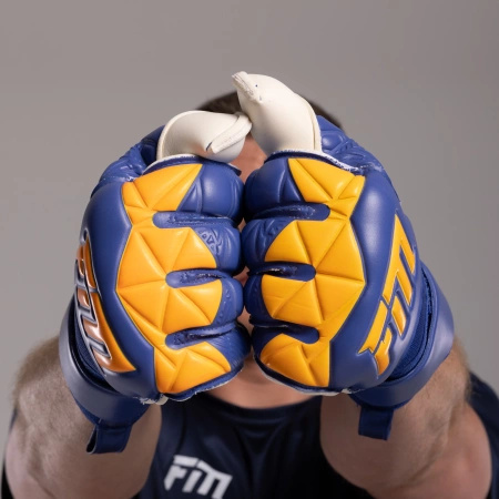 Rękawice bramkarskie Invictus X BLUE ORANGE