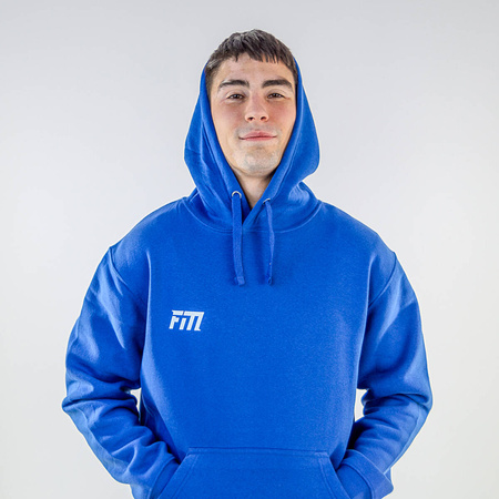 Bucovia - Bluza z kapturem bawełniana - niebieska