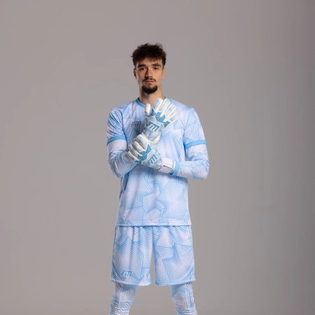 Rękawice bramkarskie Varis X PRO WHITE BLUE 