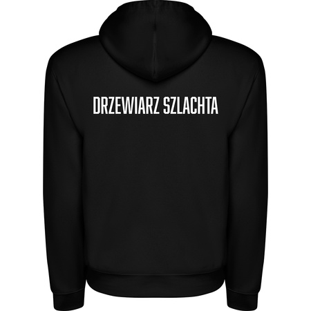 Drzewiarz Szlachta - Bluza z kapturem bawełniana - Czarna