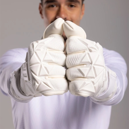 Rękawice bramkarskie Varis X PRO ALL WHITE