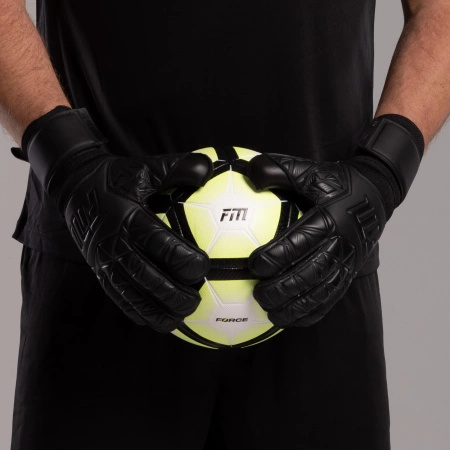 Rękawice bramkarskie Invictus X ALL BLACK