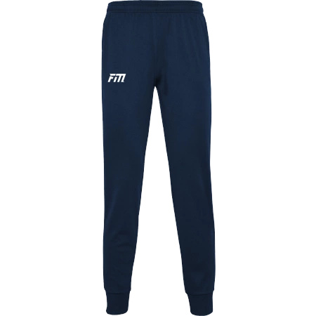 Spodnie treningowe ze ściągaczem - granatowe
