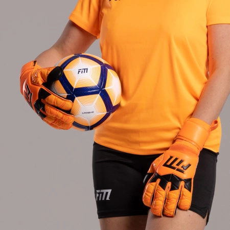 Rękawice bramkarskie Invictus X ORANGE FLUO